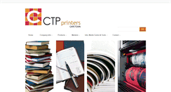 Desktop Screenshot of ctpprinters.co.za